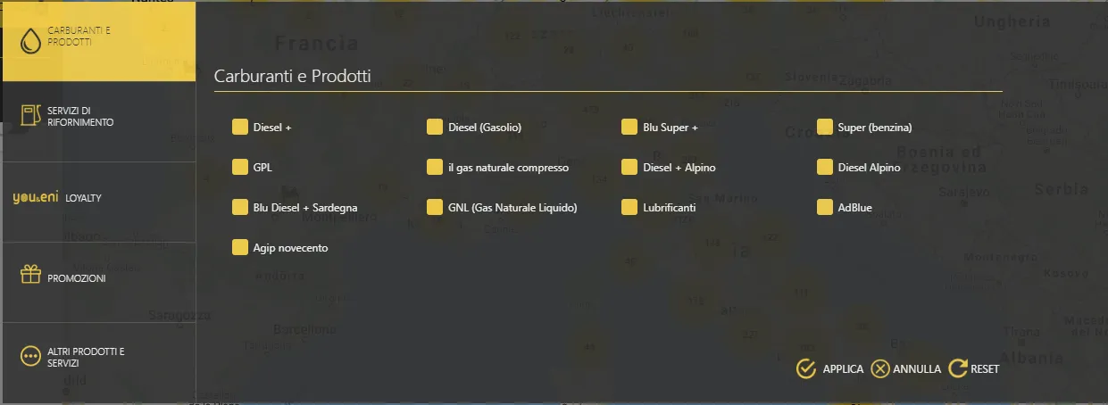 Carburanti e Prodotti