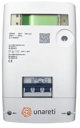contatore smart meter unareti