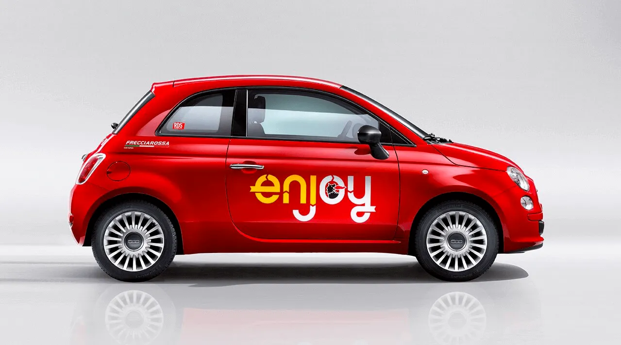 fiat 500 enjoy car sharing