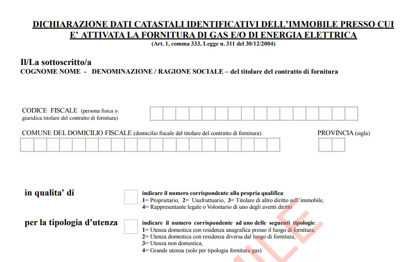 modulo istanza immobiliare eni