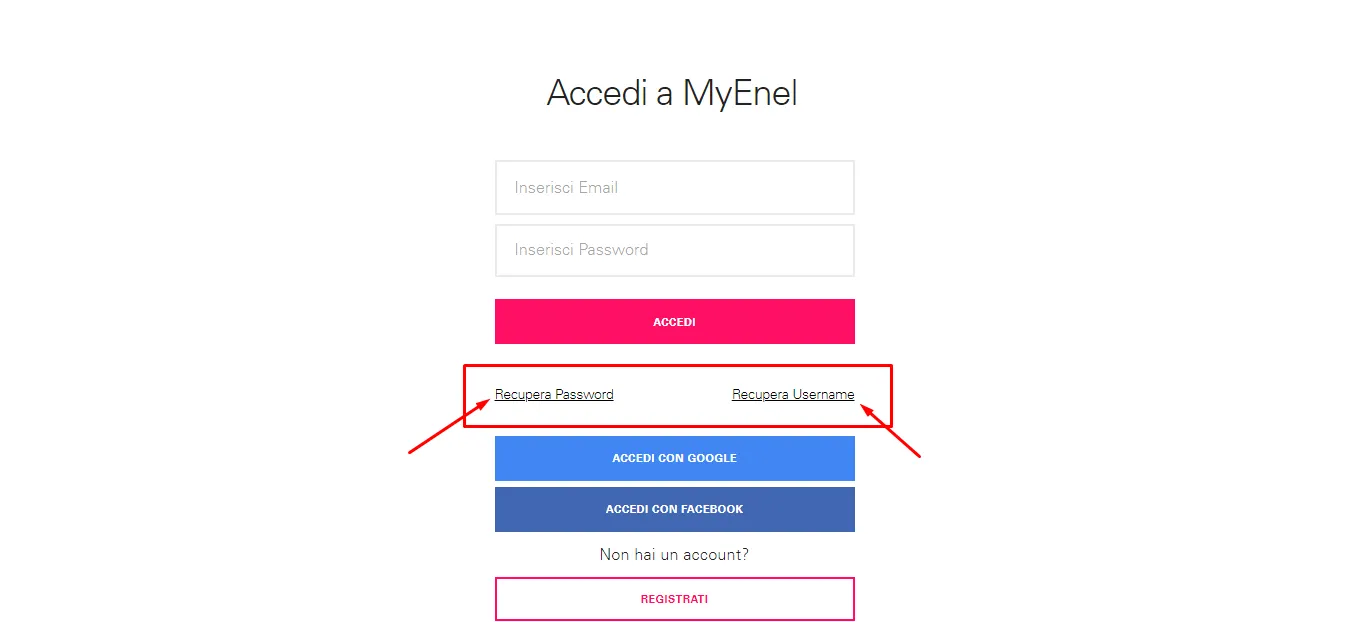 enel italy login