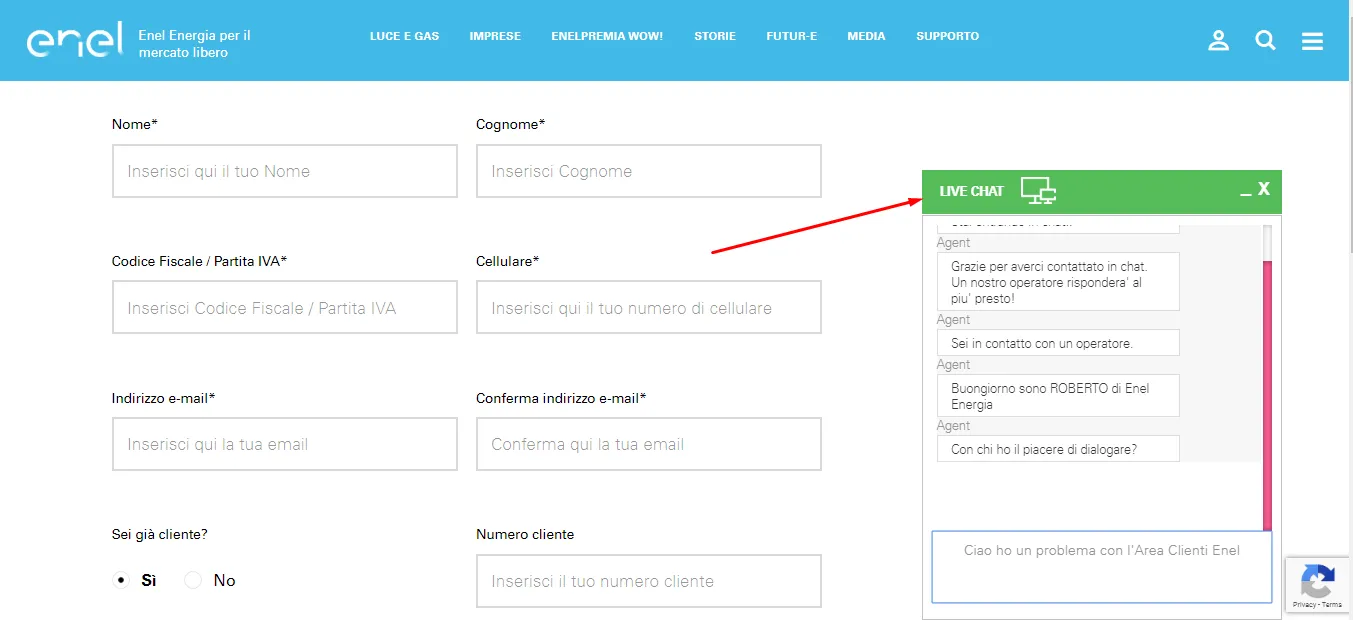 myenel live chat