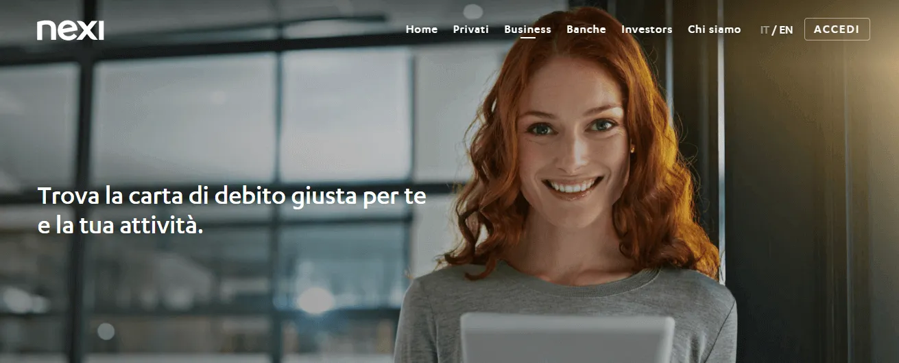 Carte di debito Nexi aziendali