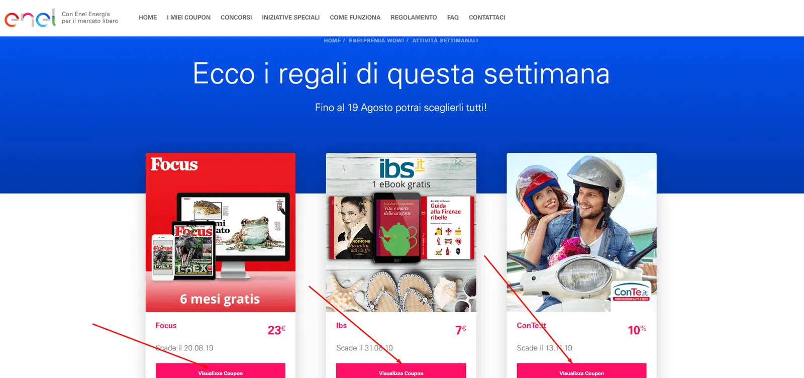 riscatta coupon fase 2