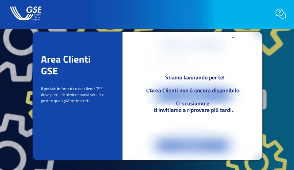 Area Clienti GSE: attacco informatico