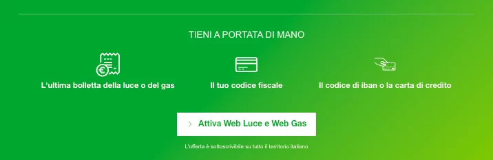 Pagina di attivazione Edison Web online (edisonenergia.it 03-02-22)