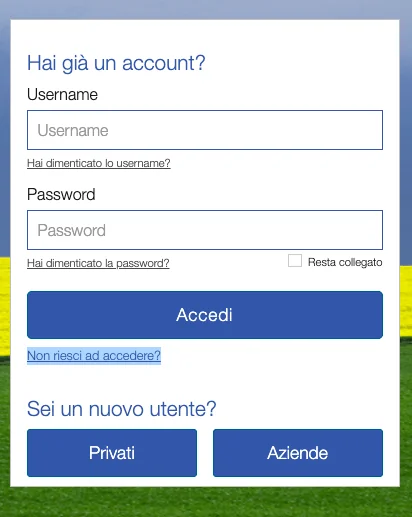 Pagina di login MyHera da pc (servizionline.gruppohera.it 18-01-22)