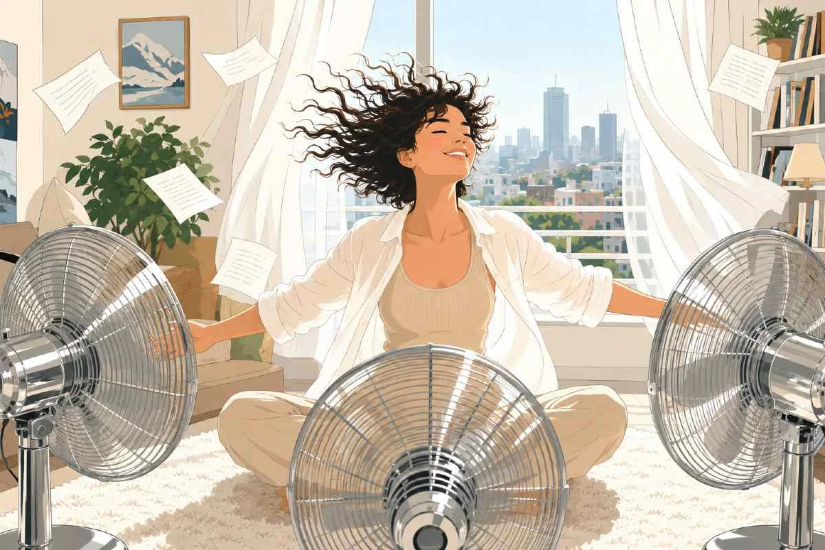 Usi davvero bene il ventilatore? 3 trucchi per sentire subito più fresco