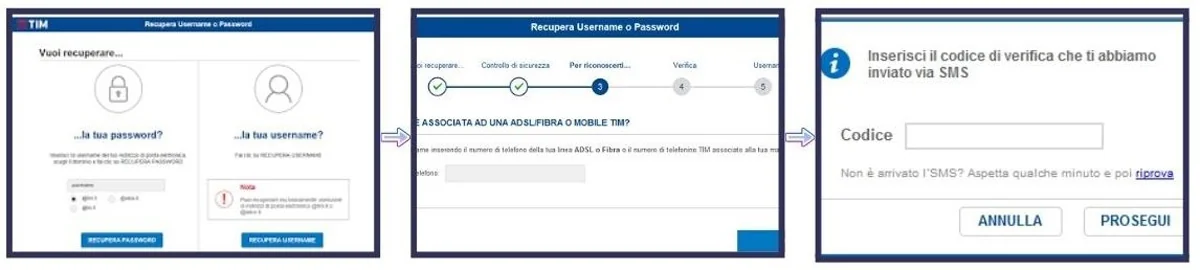 recupero password alice mail