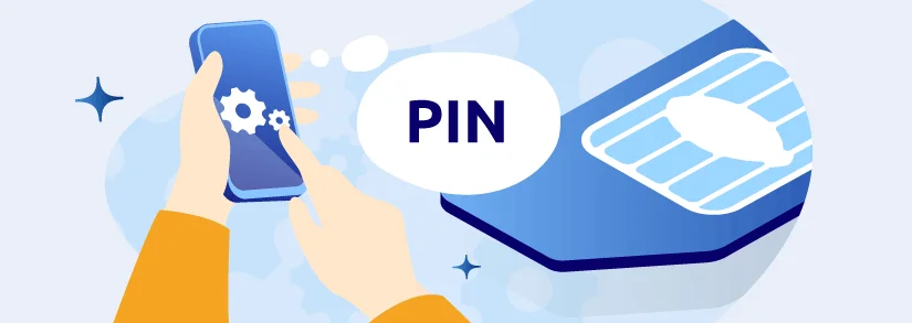 Schermata di rimozione del PIN della SIM