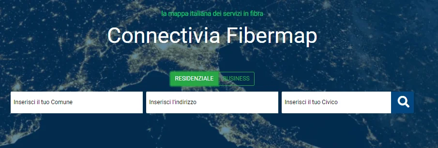 Verfica della Copertura con Fibermap Connectivia