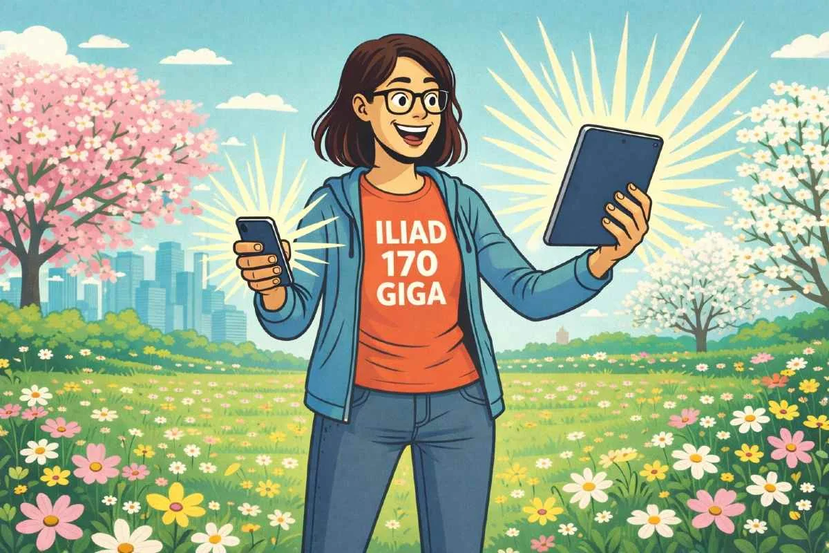 Iliad Top 170 Plus: 170 Giga a 7,99 €/mese (promo aprile-maggio 2026)