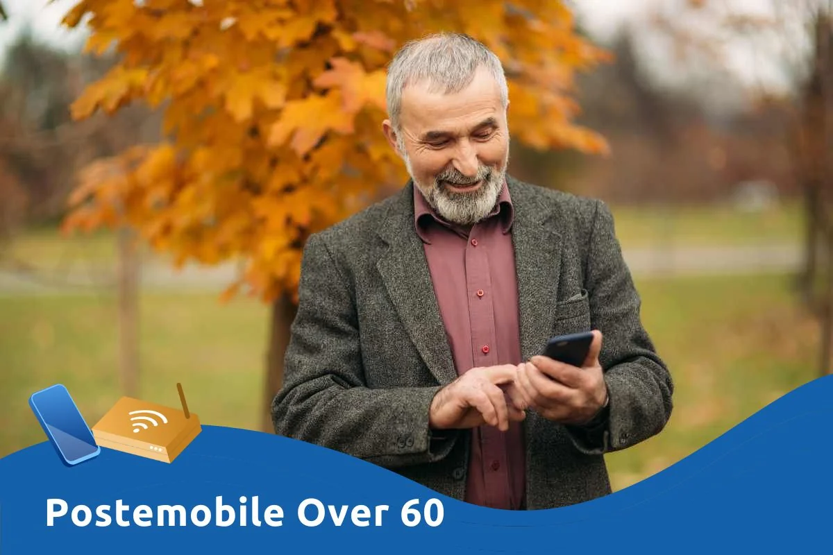 Offerte PosteMobile Over 60: mobile, internet di casa, solo voce