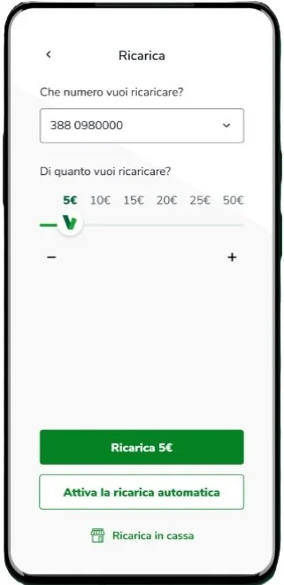 Ricarica Very Mobile tramite app