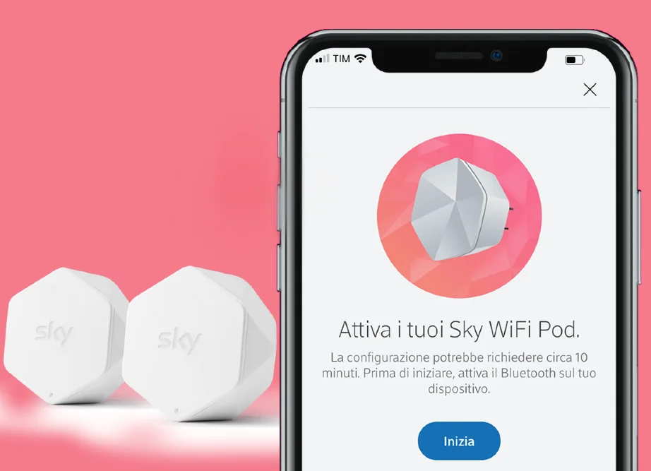 App Sky Wifi: gestione dei Sky Wifi Pod