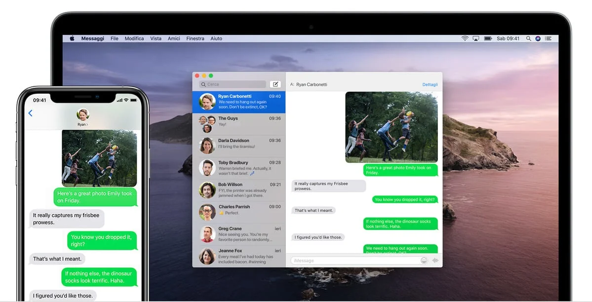 Inviare SMS con iPhone