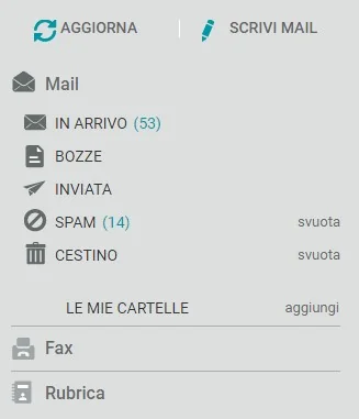 Home page di Tiscali Mail