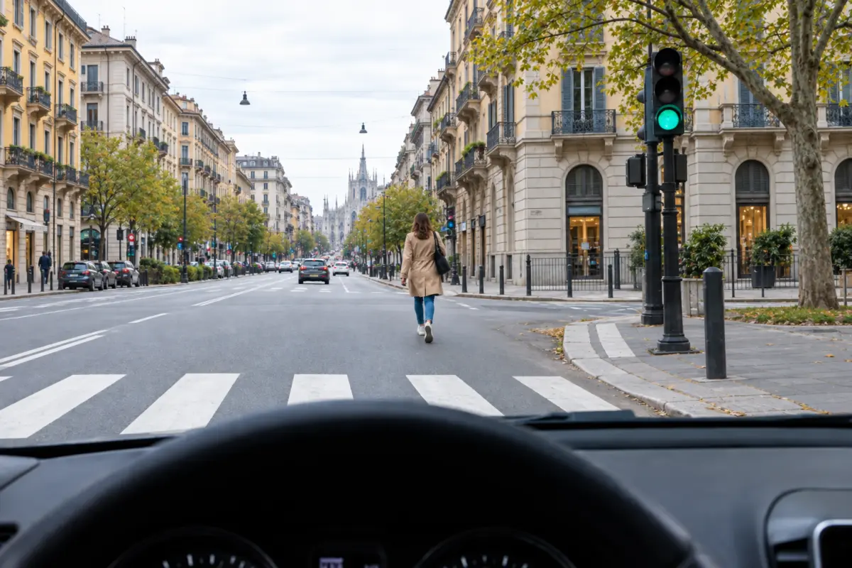 Hit by a Car Outside the Crosswalk: Who Pays in Italy?