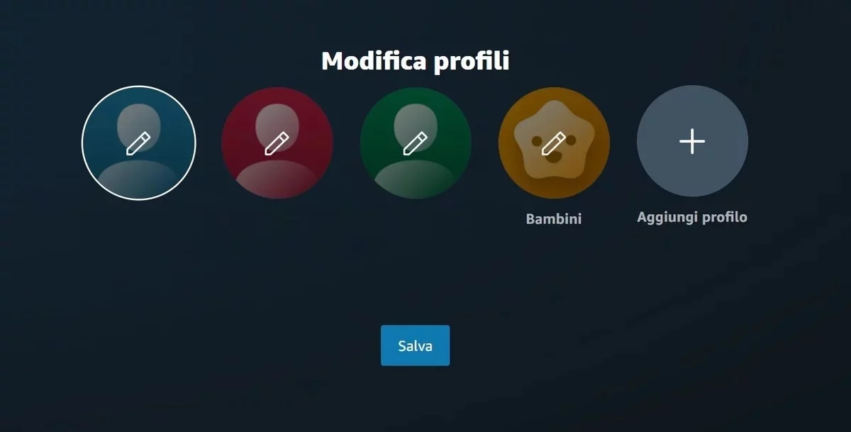 La modalità per cancellare un profilo Amazon Prime Video