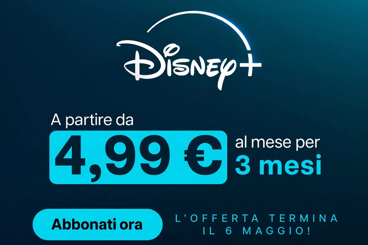 Disney+ a 4,99€ per 3 mesi: torna la promo (ma scade presto)