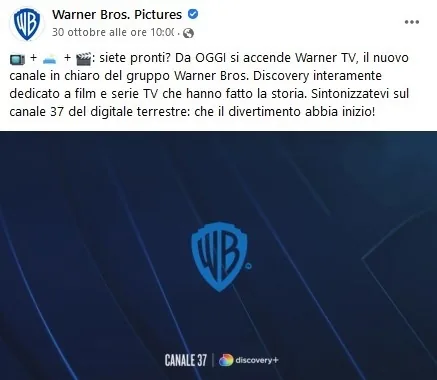 lancio-warner-tv