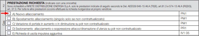 Allaccio Gas Inrete: richiesta cartacea